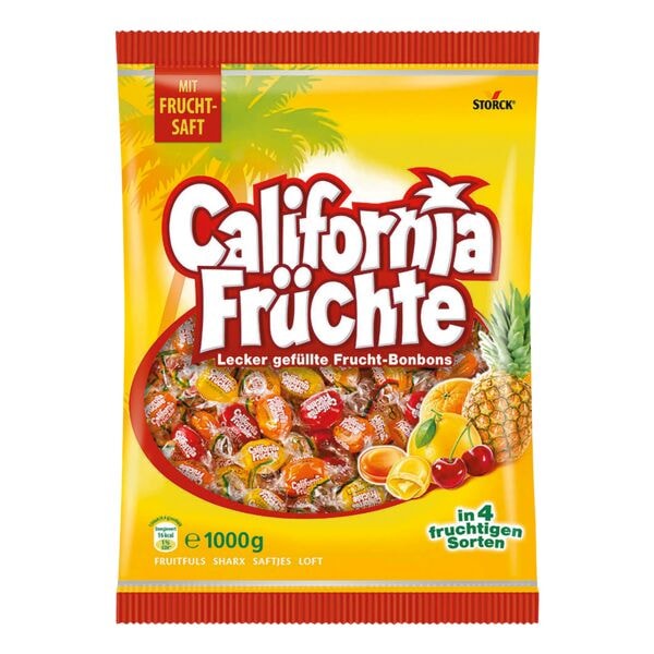 Storck Fruchtbonbons »California Früchte« 1000 G Orange