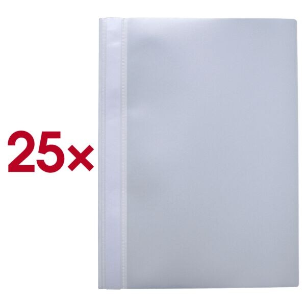 OTTO Office 25x Schnellhefter A4, Fassungsvermögen 200 Blatt weiß, 23x31 cm