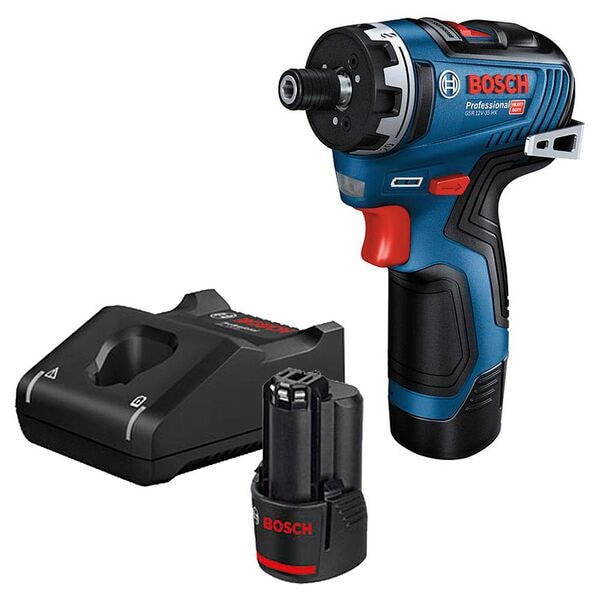 BOSCH Akku-Schrauber-Set »GSR 12V-35 HX« Koffer, Akku, Ladegerät blau, 12.6x16x5.2 cm