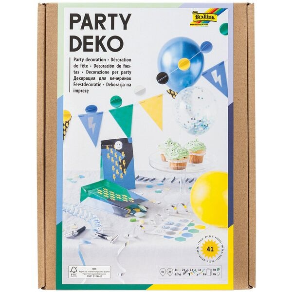 folia Dekoartikel-Set »Blitze« mehrfarbig