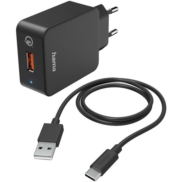 Hama Ladekabel mit Adapter 19.5 W schwarz
