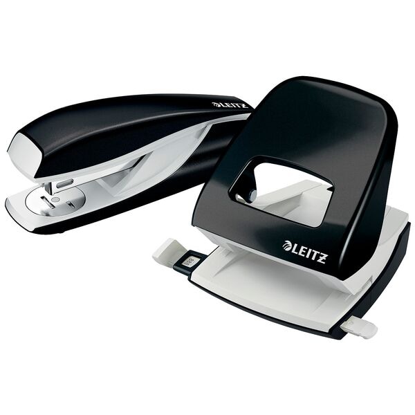 Leitz Tacker-Locher-Büroset »5095 WOW« Schwarz, 9.8x10.9 cm