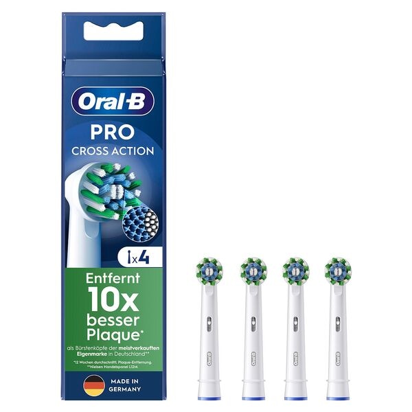 Oral-B Zahnbürstenaufsätze »PRO Cross Action« 4 Stück weiß