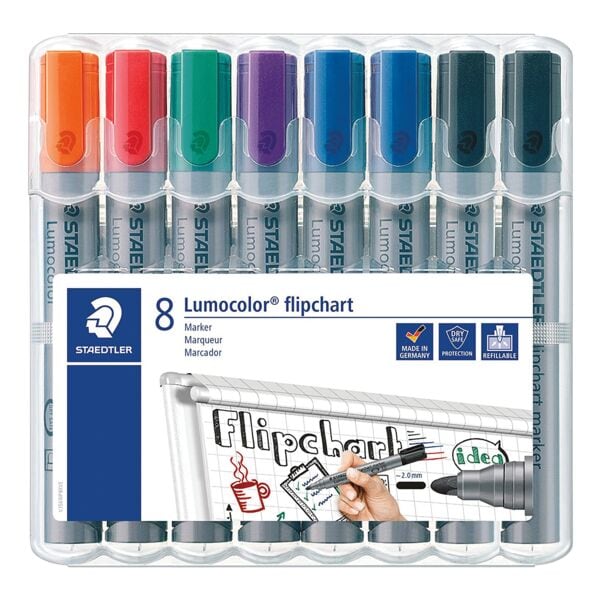Staedtler 8er-Pack Flipchart Marker »Lumocolor 356 WP8 X«