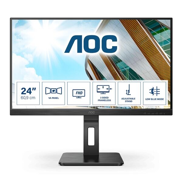 AOC Monitor »24P2QM« 60,4 cm / 23,8 '' schwarz