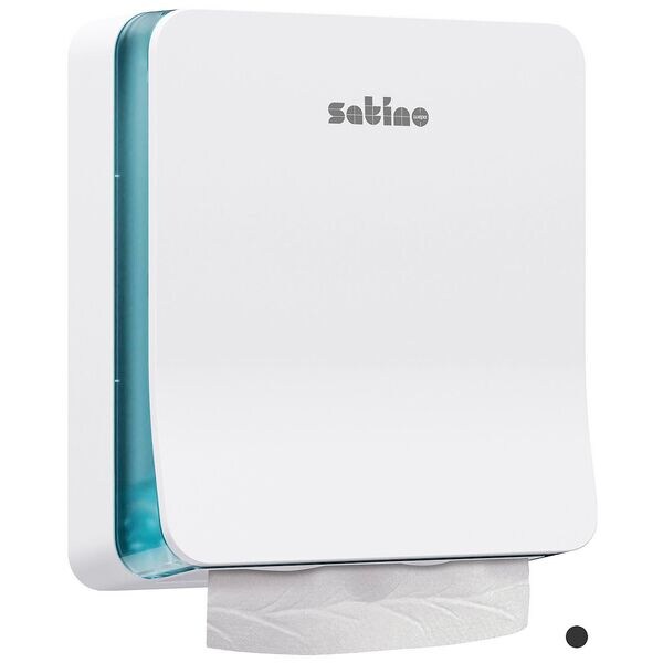 Satino Papierhandtuchspender »HYGINITY Interfold S PT2 System« weiß, 30.1x34.9x12.8 cm