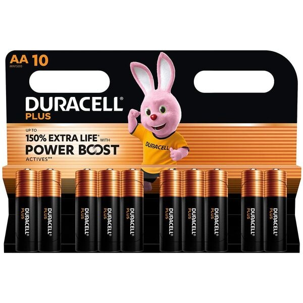 Duracell 10x Batterien »Plus« Mignon AA