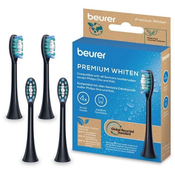 Beurer 4er-Pack Zahnbürstenaufsätze »SC Premium Whiten«