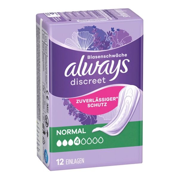 Always Inkontinenzeinlagen »Discreet Normal« 12 Stück