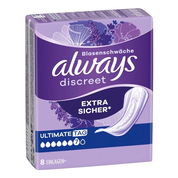 Always Inkontinenzeinlagen »Discreet + Ultimate Tag« 8 Stück