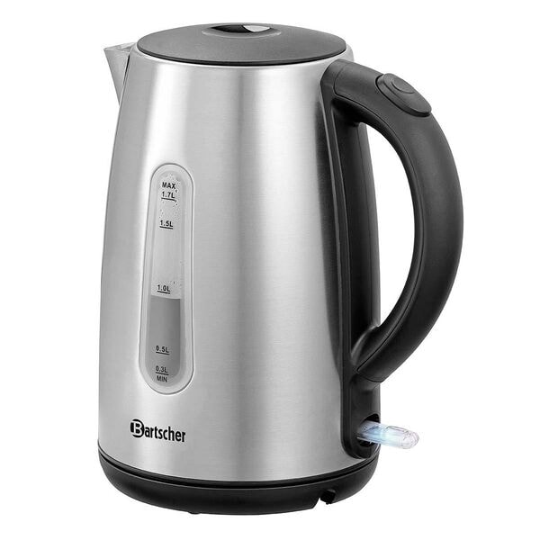 caso Wasserkocher silber/schwarz 1.7 L, 16.5x24x21 cm
