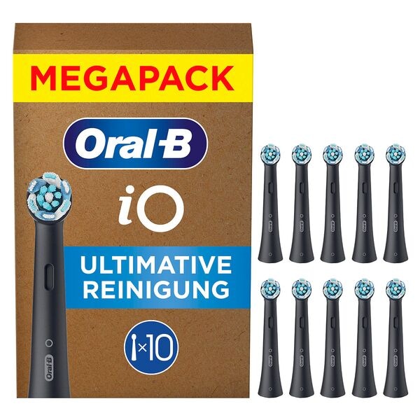 Oral-B Zahnbürstenaufsätze »iO Ultimative Reinigung« schwarz 10 Stück schwarz