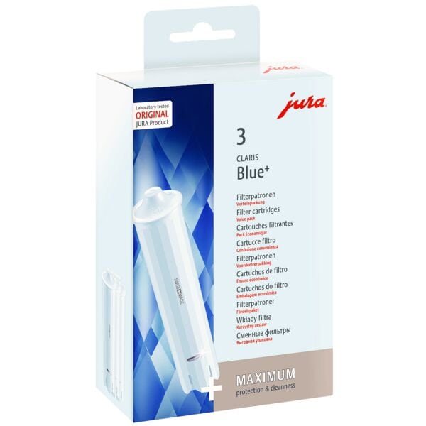 Jura Switzerland Wasserfilter-Kartuschen für Kaffeevollautomaten »CLARIS Blue+« 3 Stück