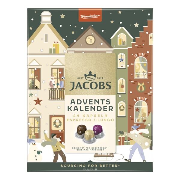 Jacobs Kaffee-Adventskalender mit 24 Kapseln für Nespresso-System