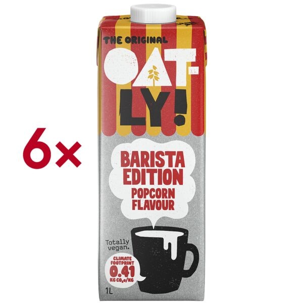 Oatly Haferdrink »Barista Edition Popcorn Flavour« 6x 1 Liter