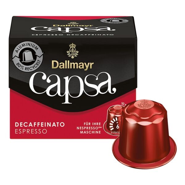 Dallmayr Kaffeekapseln »capsa Espresso Decaffeinato« 10 Stück