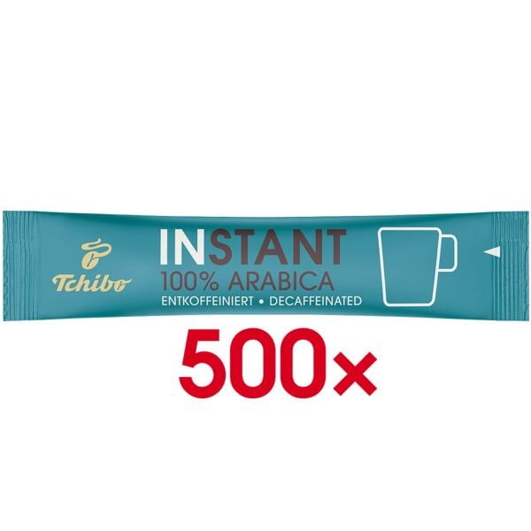 Tchibo Instantkaffe entkoffeiniert 500 Portionspackungen