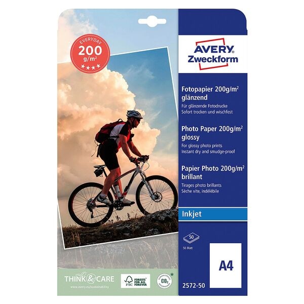 Avery Zweckform Fotopapier »2572-50« A4 200 g/m²