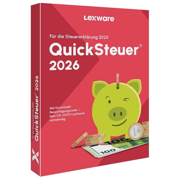 Lexware Software »QuickSteuer 2026 (für das Steuerjahr 2025)«