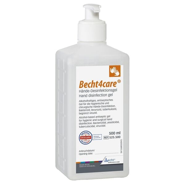 BECHT Händedesinfektionsgel 500 ml