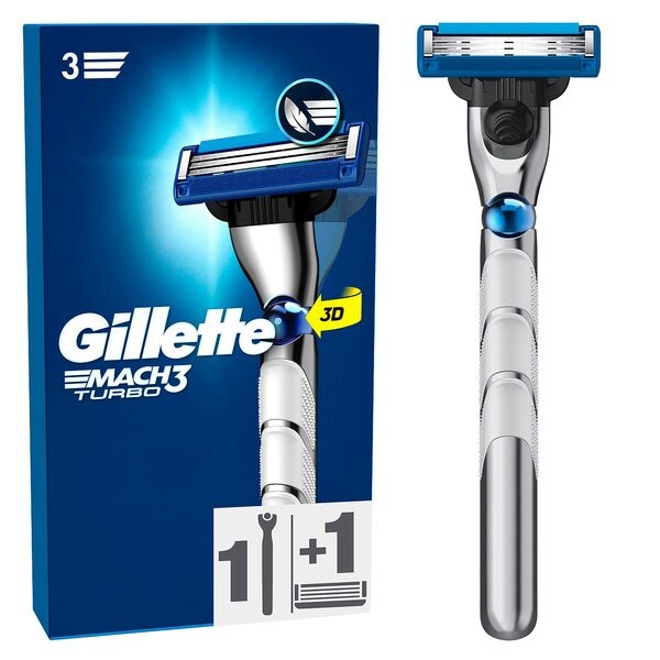 Gillette Nassrasierer »MACH3 TURBO«