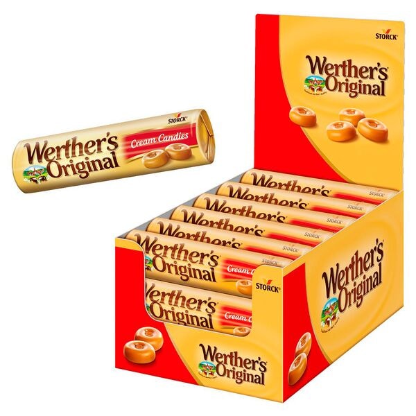 Werther's Original Bonbons »Werther’s Original Stick Pack« 24 Stück braun