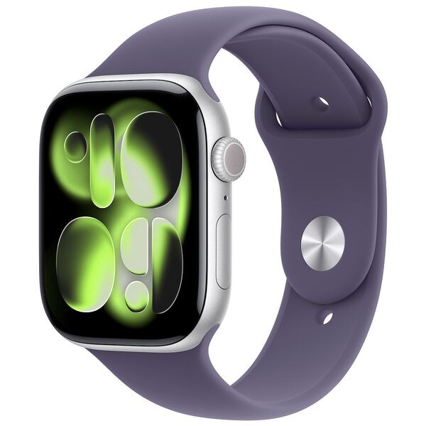 Apple Smartwatch Apple Watch Series 11 46 mm Aluminium (GPS) Sportarmband S/M nebelvio
