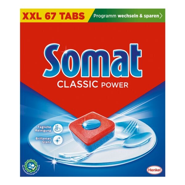Somat Geschirrspültabs »Classic Power« 67 Stück Mehrfarbig