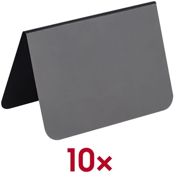 Aps Tischaufsteller 60, 0/65, 0 Mm 10 Stück Schwarz, 6x6.5x10.5 Cm