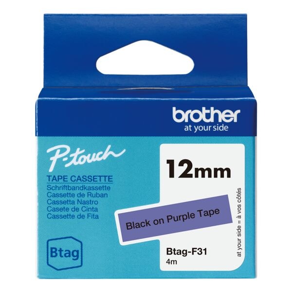 Brother Schriftband »Btag« 12 mm x 4,0 m lila, 1.2 cm