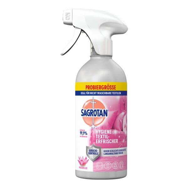 Sagrotan Hygiene-Textilerfrischer »Wasserlilie« 500 ml transparent