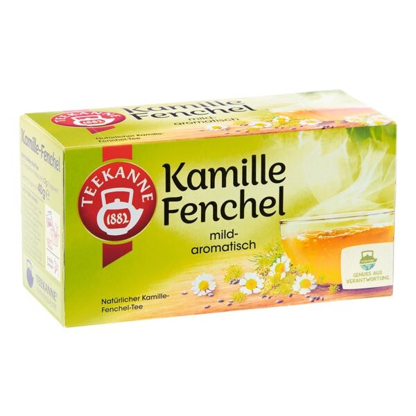 TEEKANNE Kamille-Fenchel Tee - 20 Beutel
