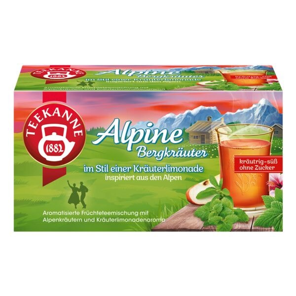 TEEKANNE Früchtetee »Alpine Bergkräuter« - 18 Beutel