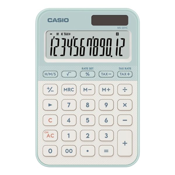 CASIO Tischrechner »MS-20YC« grün, 10.1x1.8 cm