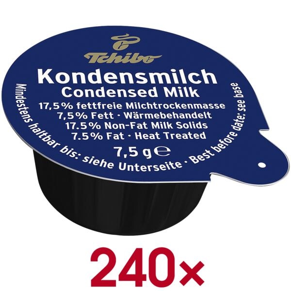Tchibo Kondensmilch Portionspackungen 240 Stück