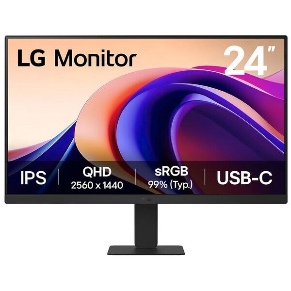 LG Monitor »24U631A-B« 60,4 cm / 23,8 '' 26, 53.94x41.36x21.5 cm