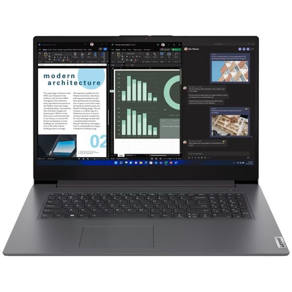 Lenovo Notebook »V17 G4 IRU« 256 GB SSD 83A2000KGE 37, 39.9x19.9x27.4 cm