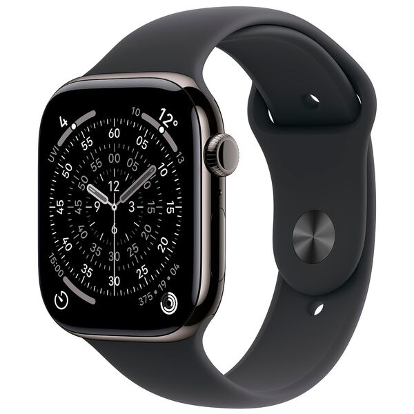 Apple Smartwatch Apple Watch Series 11 42 mm Titan (GPS+Cellular) Sportarmband M/L M/L 40