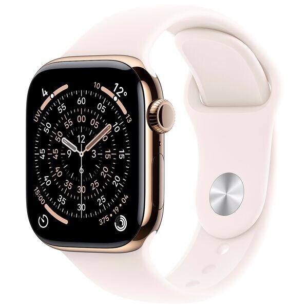 Apple Smartwatch Apple Watch Series 11 42 mm Titan (GPS+Cellular) Sportarmband S/M M/L 40
