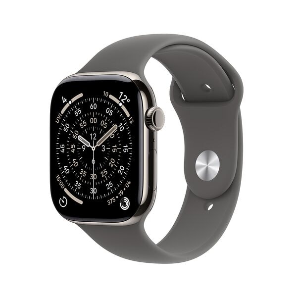 Apple Smartwatch Apple Watch Series 11 46 mm Titan (GPS+Cellular) Sportarmband S/M S/M 40