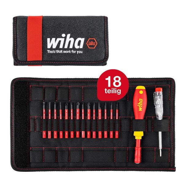 Wiha Schraubendreher-Set slimVario&reg; electric 17-teilig