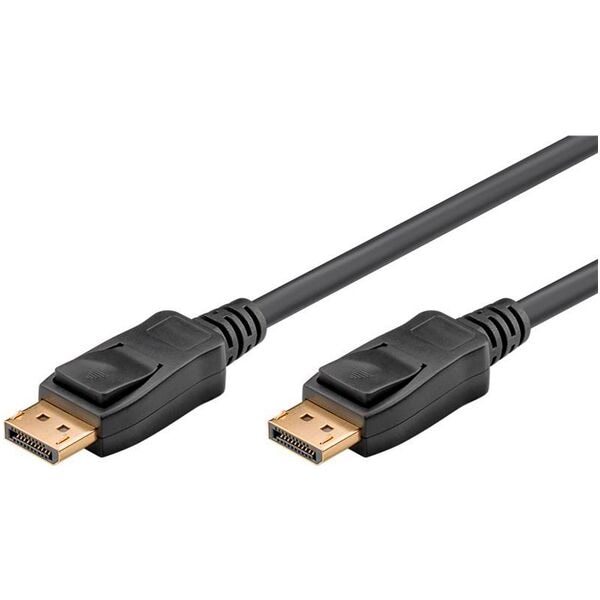 goobay Anschlusskabel DisplayPort 2.1 schwarz 2.0 m