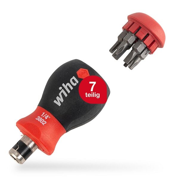 Wiha Schraubendreher-Set »Stubby SL/PH/PZ/6-Kant/TORX&reg;« 7-tlg.