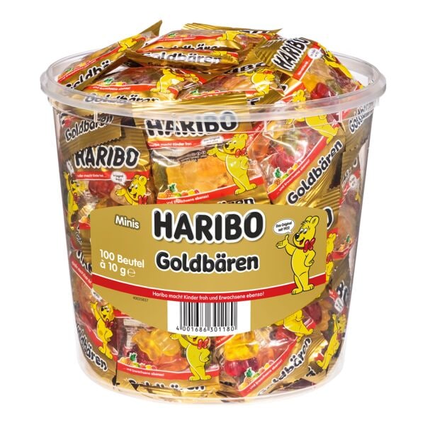Haribo Fruchtgummi »Mini Goldbären« 100 Einzelportionen