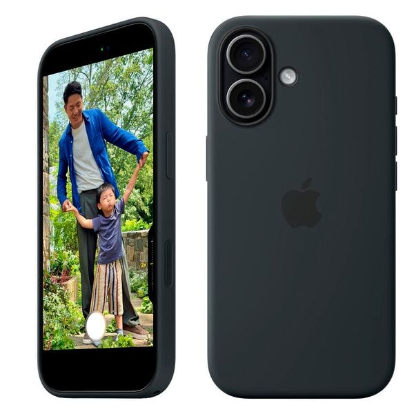 Apple Handy-Cover »Silikon Case mit MagSafe« iPhone 17 schwarz