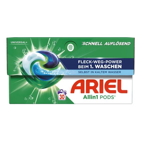 ARIEL Universalwaschmittel All-in-1 Pods »UNIVERSAL+« 30 WL