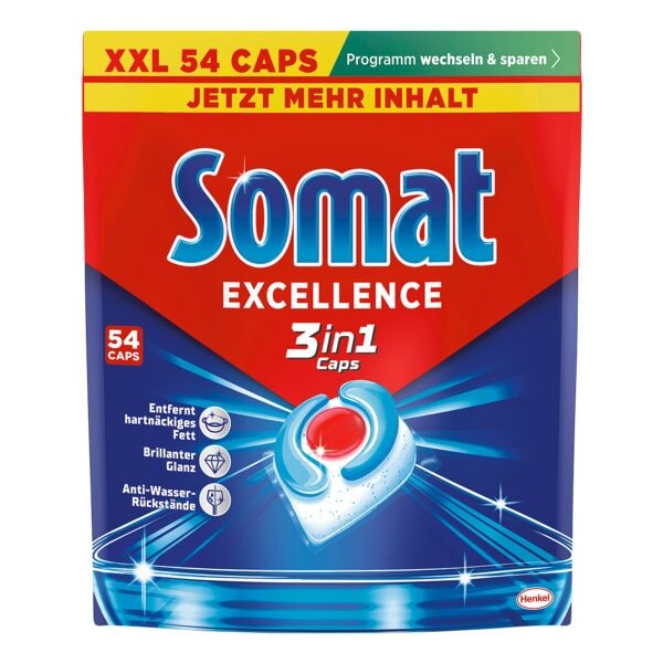 Somat Spülmaschinencaps »Excellence 3in1« 54 Stück