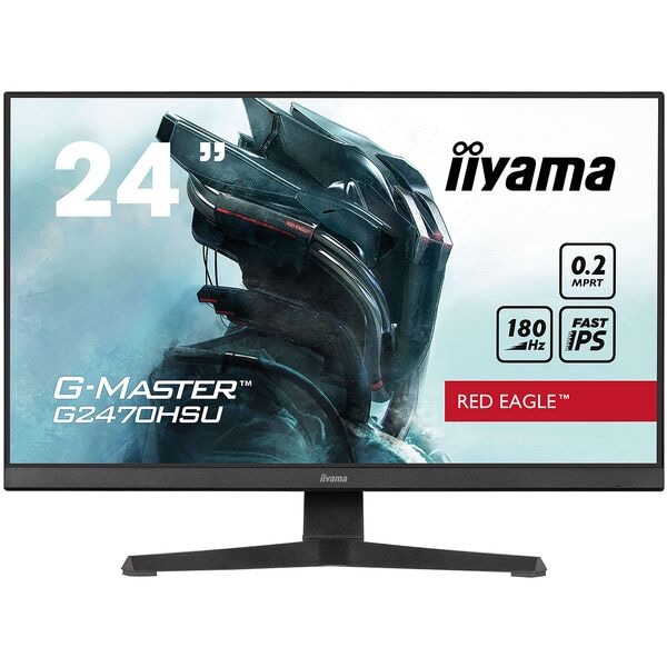 Iiyama Gaming Monitor »G-MASTER G2470HSU-B6« 60,5 cm / 23,8 '', 53.95x39.35x19.25 cm