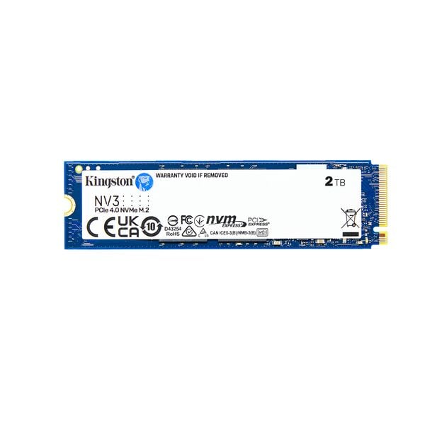 Kingston Interne Festplatte SSD »NV3« 2 TB, 2.2x0.23x8 cm