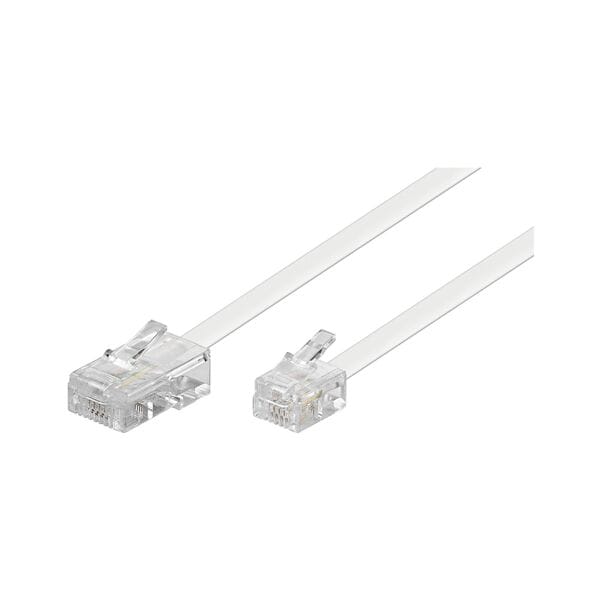 goobay Telefonkabel RJ45 / RJ11 3 m weiß